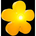 8 Seasons Shining Flower Ø 40 (Yellow)