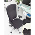 Amstyle Bürostuhl Stoff Schwarz ergonomischer Schreibtischstuhl höhenverstellbar, gebremste Hartboden-Rollen