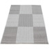 Andiamo Outdoorteppich Arizona Schachbrettmuster silber-grau 160 x 230 cm