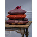 APELT Loft Style Tischdecke kunstvoll ausgearbeitete Bltter aubergine / lila 90x90 cm
