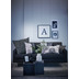 APELT Loft Style Wendekissenhlle Chaneloptik anthrazit / schwarz 46x46 cm