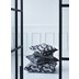 APELT Unique Kissenhülle schwarz/grau 46x46 cm