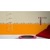 AS Création Bordüre Little Stars Borte PVC-frei beige orange schwarz 358712 5,00 m x 0,13 m