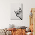 AS Création Leinwandbild Sneaky Cat 50 cm x 70 cm