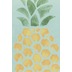 Barbara Becker Kissen (gefllt) Pineapple blau 45 x 45 cm