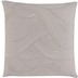 BARBARA Home Collection Kissenhlle Wave taupe 50 x 50 cm