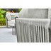 Best Gartenlounge Chaise-Lounge- Eck-Set aus Seil Bilbao anthrazit/soft-grey