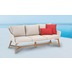 Best Gartenlounge Couch Paterna 3-Sitzer Teakholz/alabaster