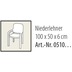 Best Sesselauflage nieder 100x50x6cm D.0268