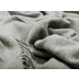 Biederlack Plaid / Decke grau-silber 130 x 170 cm