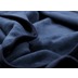 Biederlack Plaid / Decke Uno Soft dunkelblau Veloursband-Einfassung 150 x 200 cm