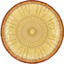 BITZ Servierplatte rund Kusintha 30 cm Amber