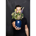 BITZ Vase 20 cm Steinzeug Blau