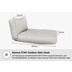 blomus STAY Outdoor-Bett 120 x 190 cm, cloud