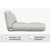 blomus STAY Outdoor-Bett 120 x 190 cm, cloud