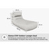 blomus STAY Outdoor-Lounger 80 x 150 cm, cloud