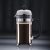 Bodum CAFFETTIERA Kaffeebereiter mit Kunststoffdeckel 1,0 l 8 Tassen schwarz
