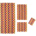 cawö Lifestyle Cubes Saunatuch multicolor 70x180 cm