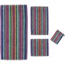 cawö Lifestyle Streifen Seiflappen multicolor 30x30 cm dunkel