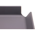 Continenta Rutschfestes Tablett, grau 41 x 29,5 cm