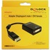 DeLock Adapter Displayport-St > DVI 24+5-Bu 22,5cm schwarz