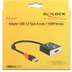 DeLock Adapterkabel USB 3.0 Stecker > HDMI Buchse schwarz