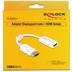 DeLock Displayport Stecker > HDMI Buchse wei