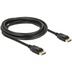 DeLock Kabel DisplayPort 1.2 St. > DisplayPort St. 3 m schwarz