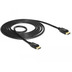 DeLock Kabel DisplayPort 1.2 Stecker > DisplayPort Stecker 1,5 m schwarz 4K