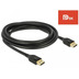 DeLock Kabel Displayport 8K 60Hz 3m DP 8K zertifiziert schwarz