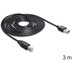 DeLock Kabel EASY-USB 2.0 Typ-A Stecker > USB 2.0 Typ-B Stecker 3 m schwarz