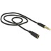 DeLock Kabel Klinke 4 Pin Verlängerung 3,5 mm 0,5 m