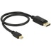 DeLock Kabel mini DisplayPort 1.2 St. > DisplayPort St. 0,5m