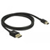 DeLock Kabel mini DisplayPort 1.4 Stecker > DisplayPort Stecker 1,0 m