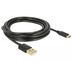 DeLock Kabel USB 2.0 Typ-A Stecker > Type-C 2.0 Stecker 3,0 m schwarz
