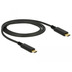 DeLock Kabel USB 3.1 Gen 2 USB Type-C Stecker > USB Type-C Stecker E-Marker 1,