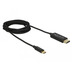 DeLock Kabel USB Type-C Stecker > HDMI-A Stecker 4K 60 Hz 2 m schwarz