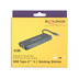 DeLock USB Type-C™ 3.1 Dockingstation HDMI 4K 30 Hz, Gigabit LAN u. USB PD Funkt