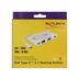 DeLock USB Type-C 3.1 Dockingstation HDMI 4K 30 Hz + VGA + LAN + USB PD