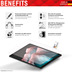 Displex Tablet Glass for Galaxy Tab A8 transparent