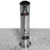 doppler Granit Grundplatte ca. 140kg, 80x80x8/14cm mit Rollen, Farbe grau, mit 4 Rollen