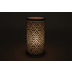 Duni Kerzenhalter Bliss silber, aus Metall für Teelichter oder LED 140x75mm