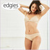 Edgies Daywear Bikinislip Unterhose Slip Lasercut slip Microfaser Unsichtbares Höschen mit Silikonabschluss Haut L (42)