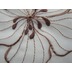 Elbersdrucke Bistrogardine Javine 06 offwhite-ecru-braun 150 x 48 cm