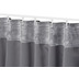 Elbersdrucke Fertigdeko mit Schlaufenband Midnight grau 140 x 300 cm