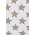 Elbersdrucke Kissen Stars allover 06 braun 45 x 45 cm