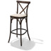 Essentials Sitzkissen Gepolstertes ecru fr Crossback (bar)stuhl, 46x45x2cm (BxTxH)