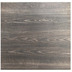 Essentials X Cross Terrassentisch Schwarz gestell + Riverwashed Wood HPL 70x70 cm