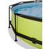 EXIT Lime Pool mit Sonnensegel und Filterpumpe - grün ø360x76cm