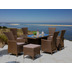 Famous Home Gartenhocker Lanzarote Premium Ibiza -  Braun Braun